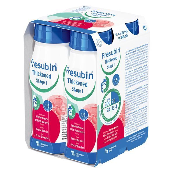 Фрезубин напиток сгущенный ступень 1 со вкусом земляники 200мл N4