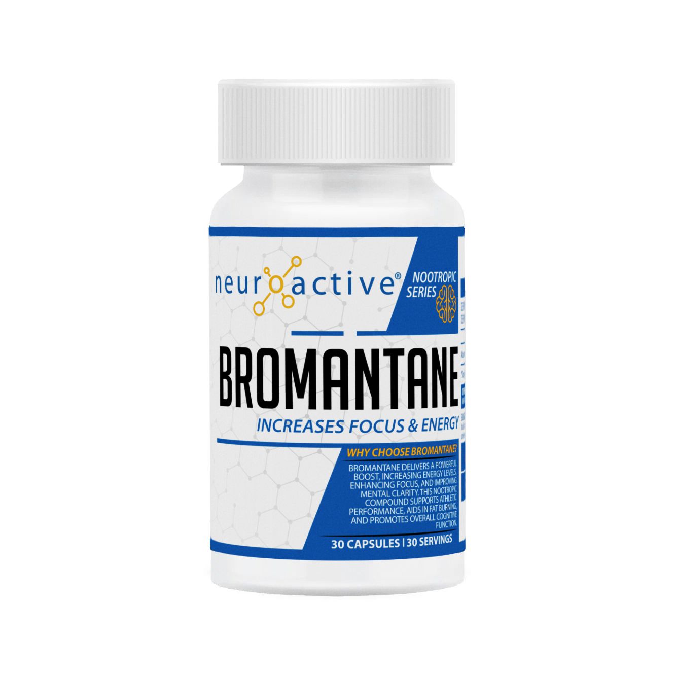 NeuroActive Bromantane Бромантан 50 mg 30 капсул