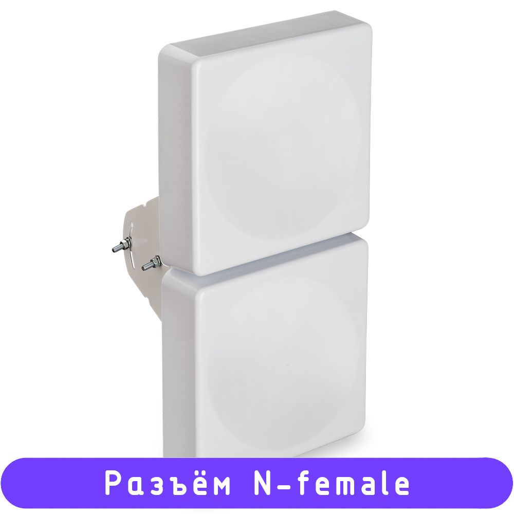 Антеннанаправленная2G/3G/WiFi/4GMIMO,15дБ,KROKSKAA15-750/2900(N-female)