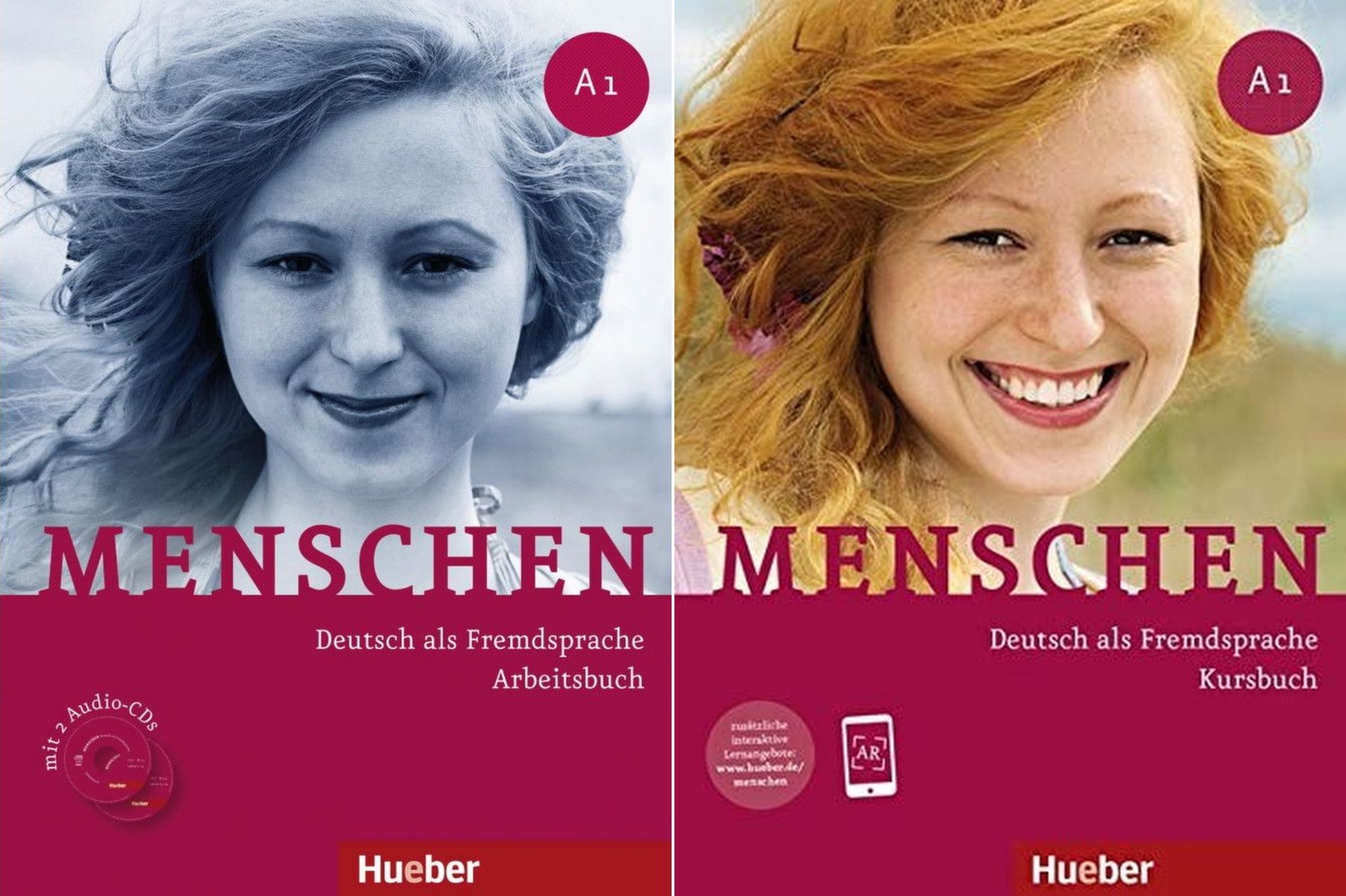 Menschen A1, Arbeitsbuch + Kursbuch mit 2 Audio-CDs