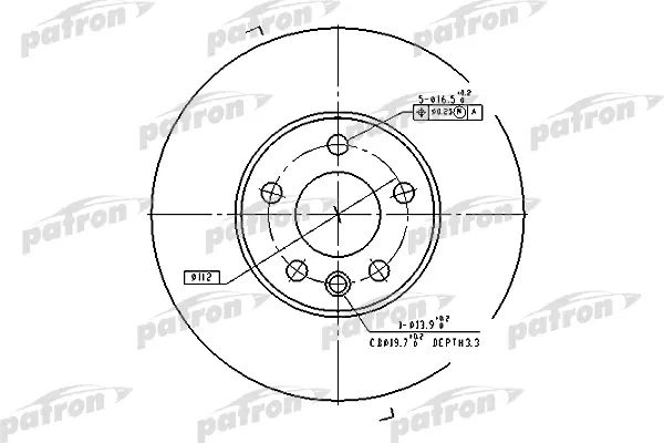 ДисктормознойPATRONPBD4323