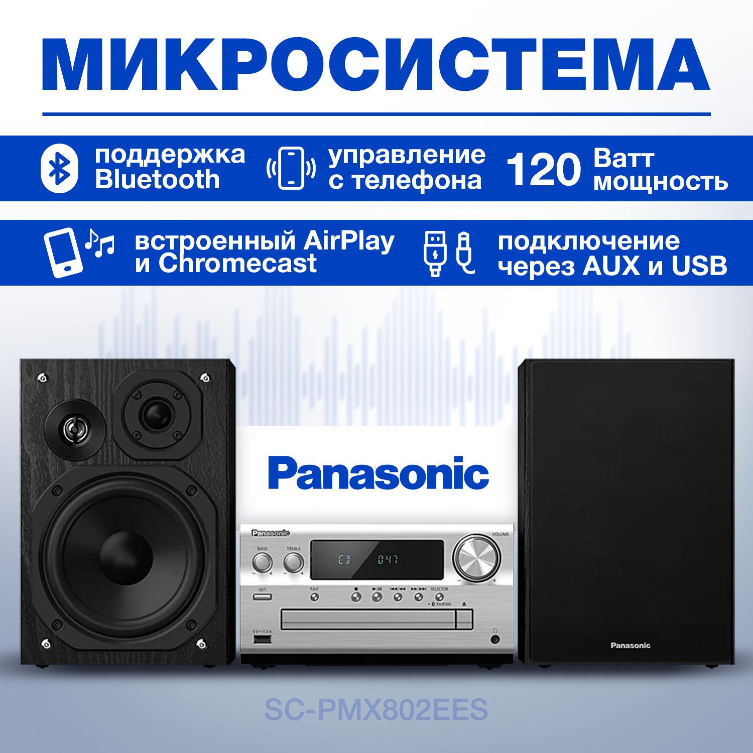 МикросистемаPanasonicSC-PMX802EES