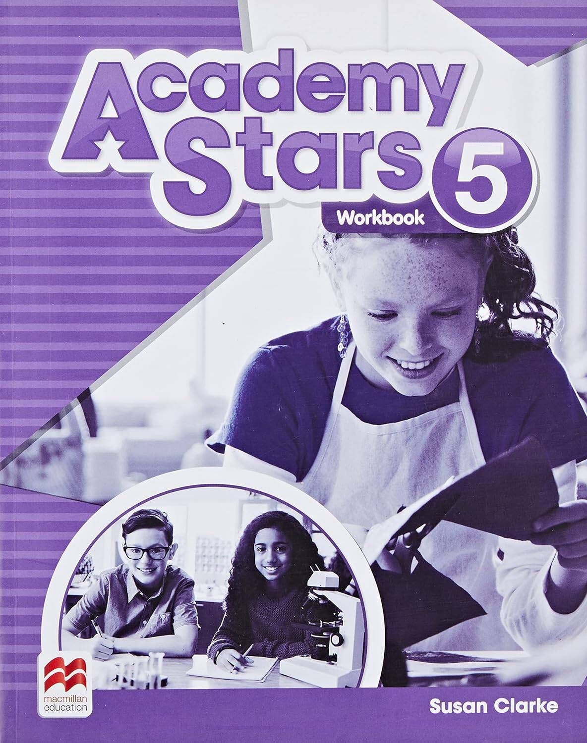 Academy Stars 5 level 5 Workbook with online resources Рабочая тетрадь уровень 5