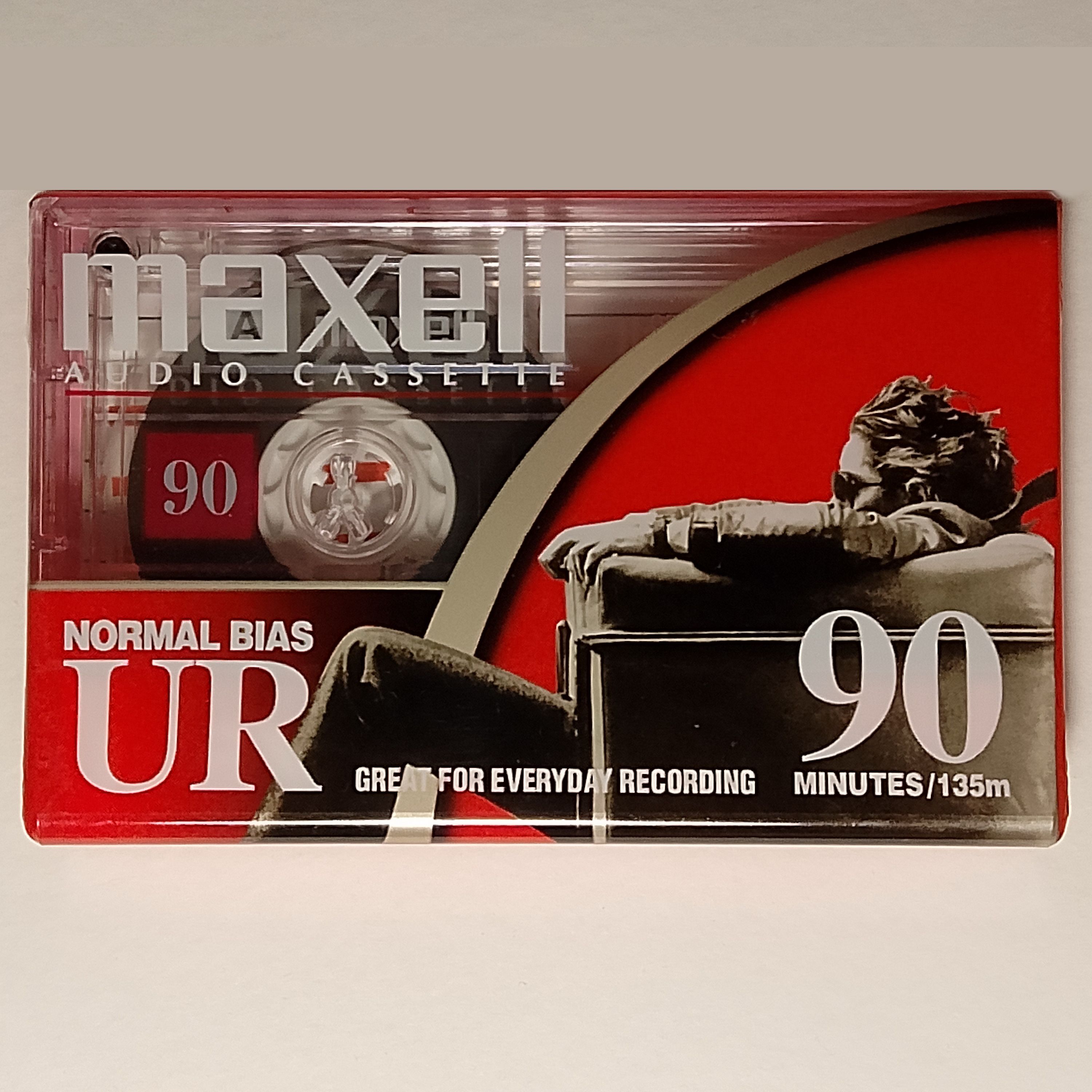 Maxell Аудиокассета UR90. 2002 г., 90 мин