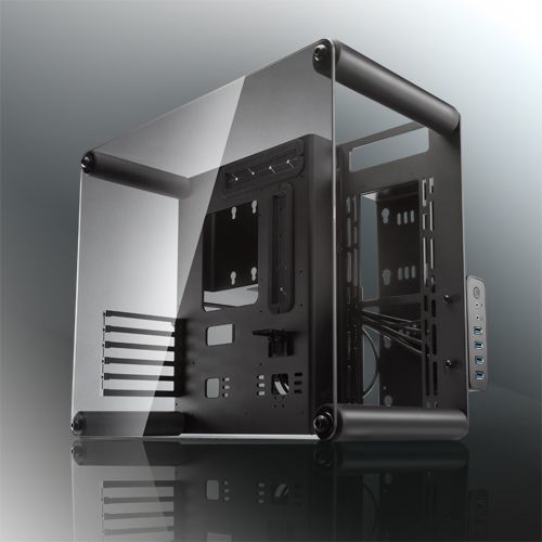 Корпус для ПК черный, игровой, Micro-ATX, Mini-ITX Raijintek PAEAN M 0R200068, без БП