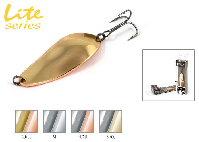 Блесна колеб. Akara Lite Series A-10 45 мм 7,5 гр. Go/Cu