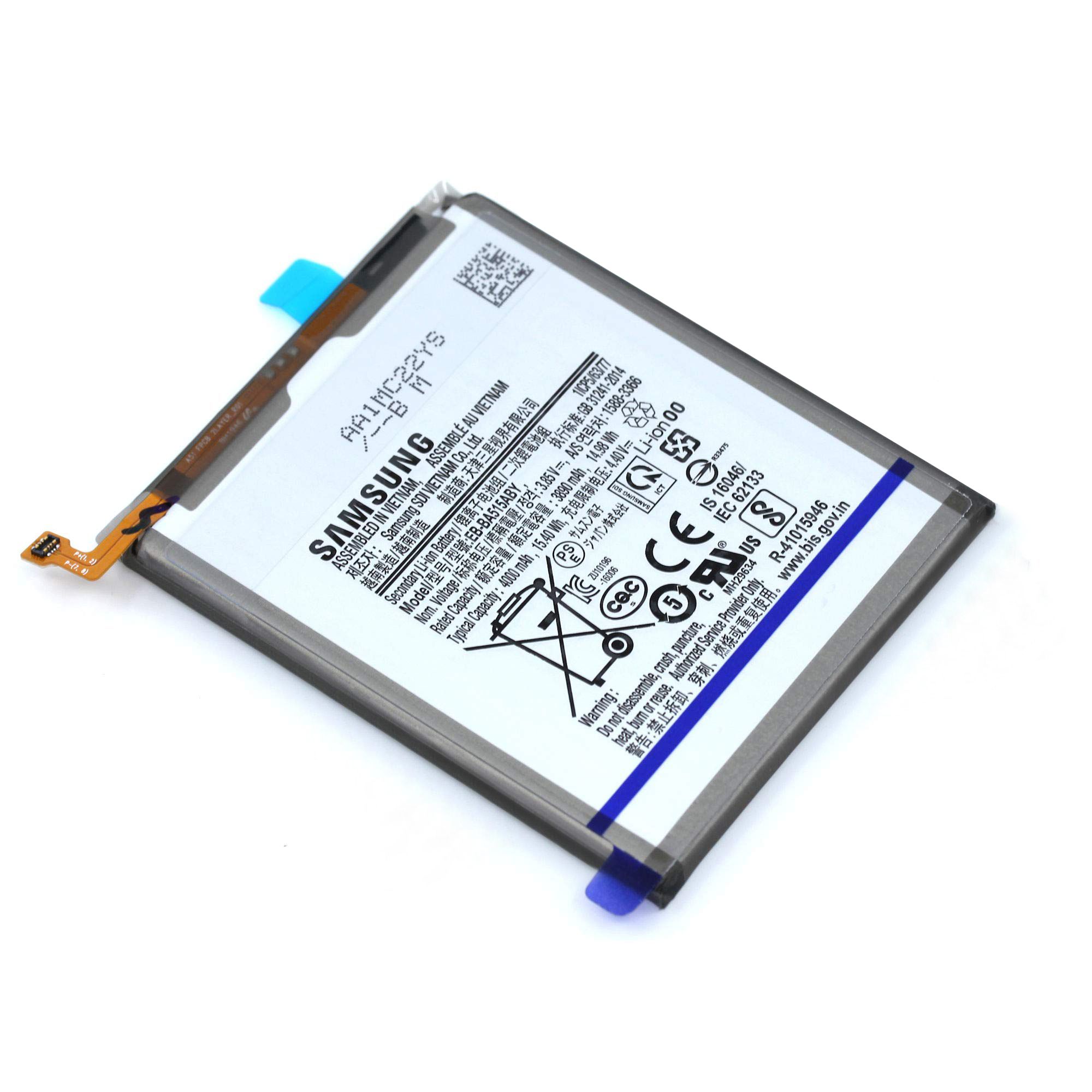 АккумулятордляSamsungSM-A515FGalaxyA51EB-BA515ABY(Li-Ion4000mAh),Оригинал