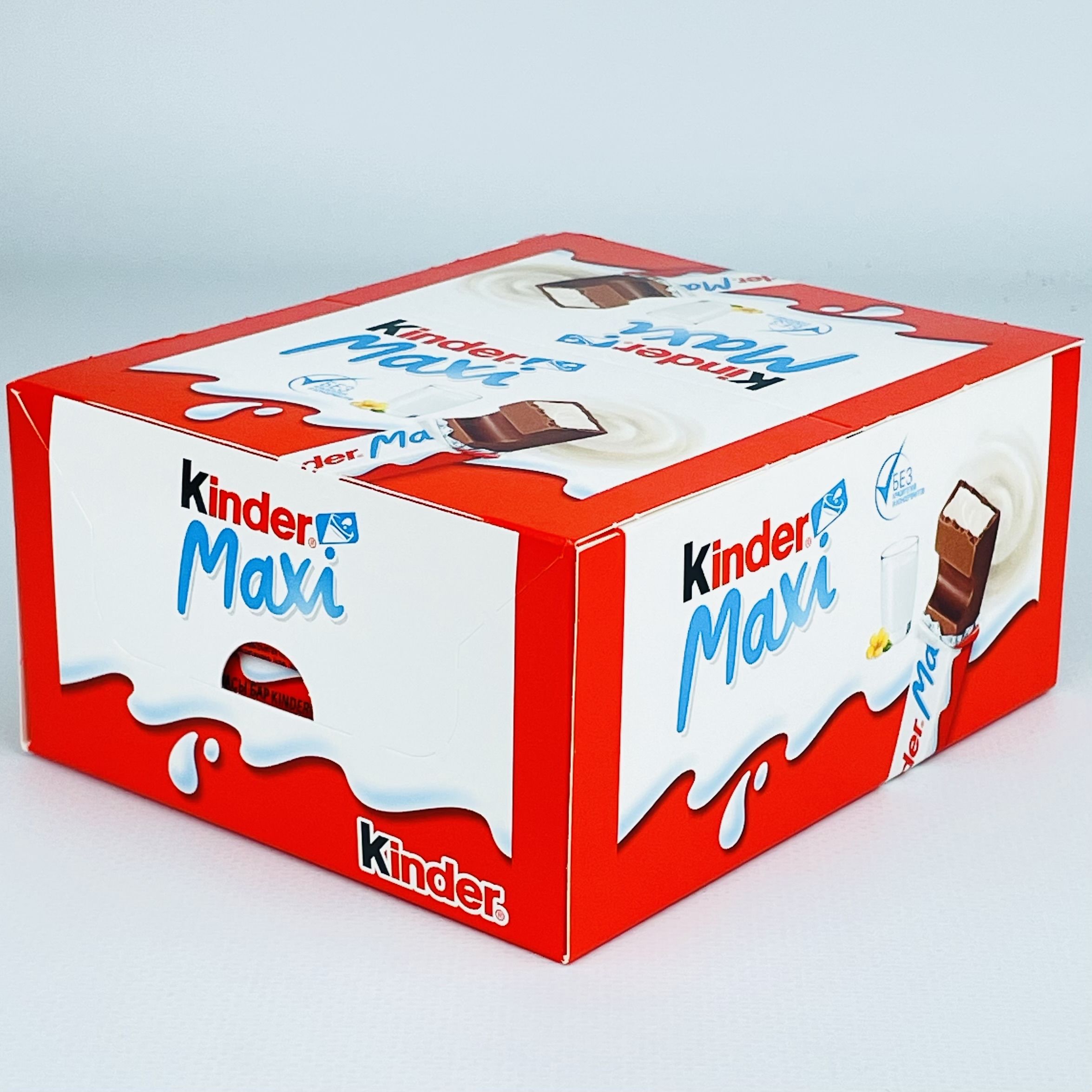 Шоколад молочный Kinder Chocolate Maxi, 36 шт х 21 г