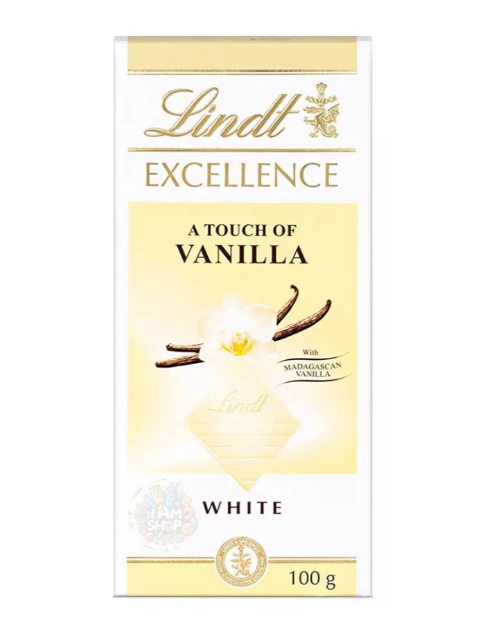 Шоколад Excellence белый с ванилью Lindt 100 г, Германия