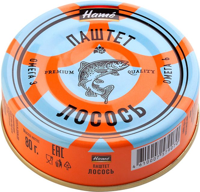 Паштет Hame с лососем, 80 г