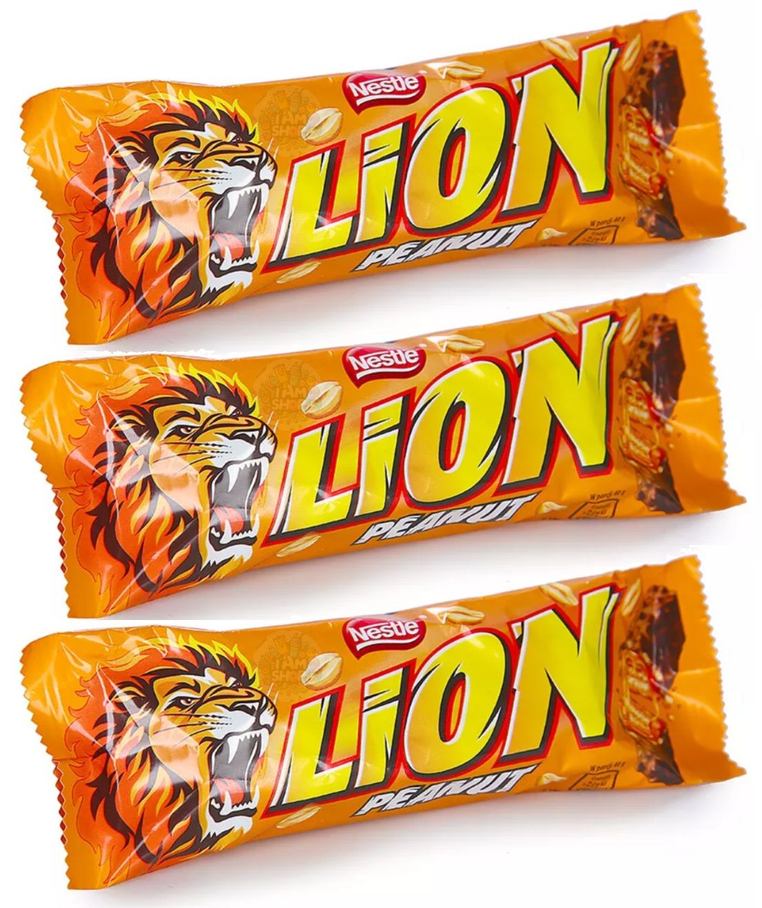 Шоколадный батончик Lion Peanut 3 уп по 40 г, Польша