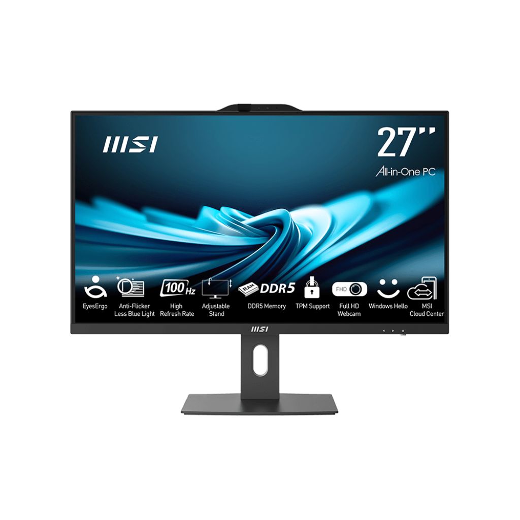 MSI 27" Моноблок 9S6-AF8321-627 (Intel Core i7-14700, RAM 16 ГБ, SSD 512 ГБ, Intel UHD Graphics 770, DOS), 9S6-AF8321-627, черный, Русская раскладка