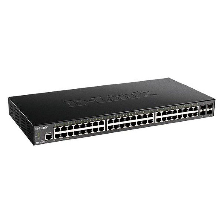 Коммутатор D-Link DGS-1250-52X/A1A гигабитный управляемый L2, 48xRJ45 1 Гбит/с, 4xSFP+, 1xConsol