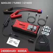 АвтономноепусковоепортативноеустройствобустерGoolooGT400024000mAh4000A.Jumpstarter