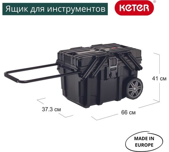 Ящикдляинструментапластиковый22"(64.5x37x41см)KETERJOBBOX