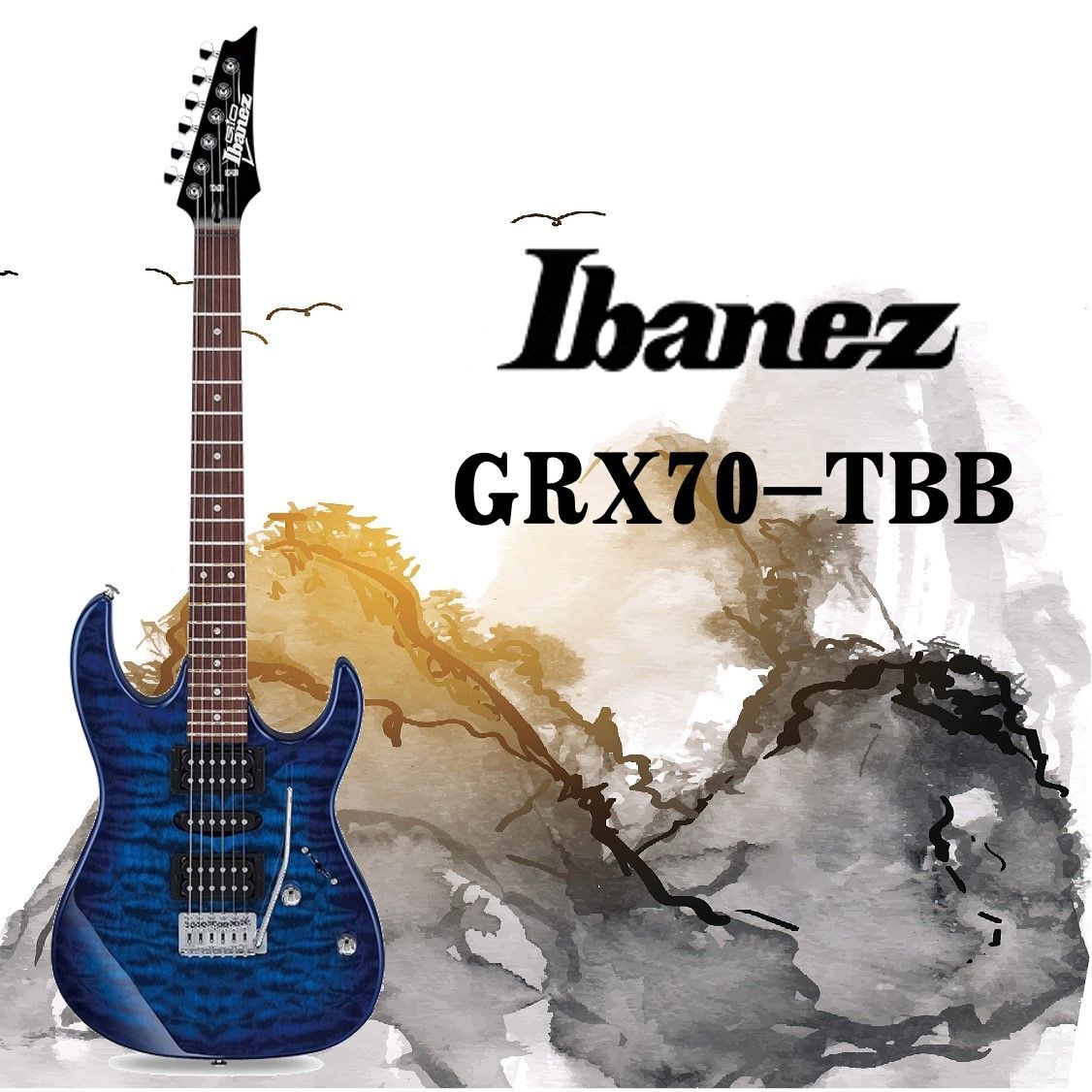 Ibanez GRX70QA электрогитара струнный инструмент(сделано в Китае)