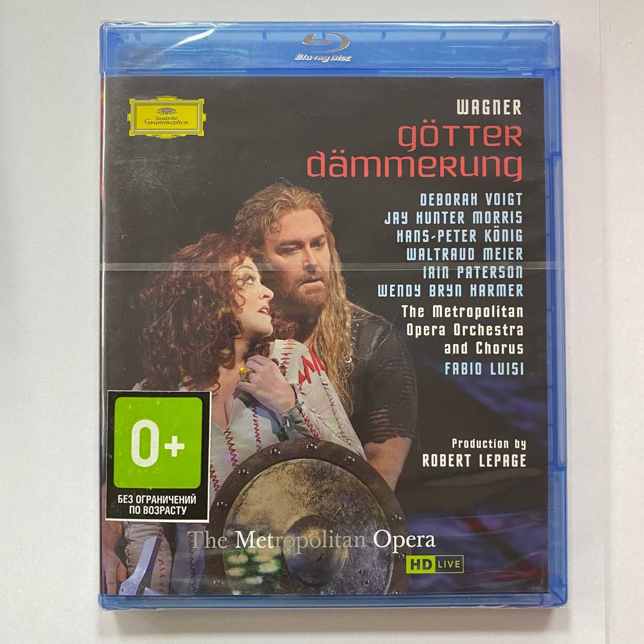 Диск WARNER (ВАГНЕР) - GOTTERDAMMERUNG James Levine The Metropolitan Opera (Blu-Ray/EU)