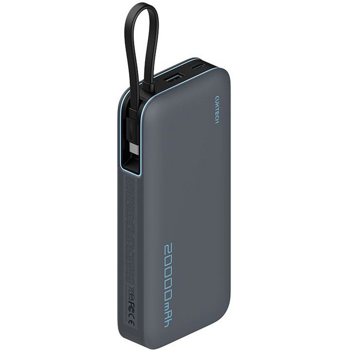 ВнешнийаккумуляторCUKTECHPB200N20000mAh55WDarkGrey