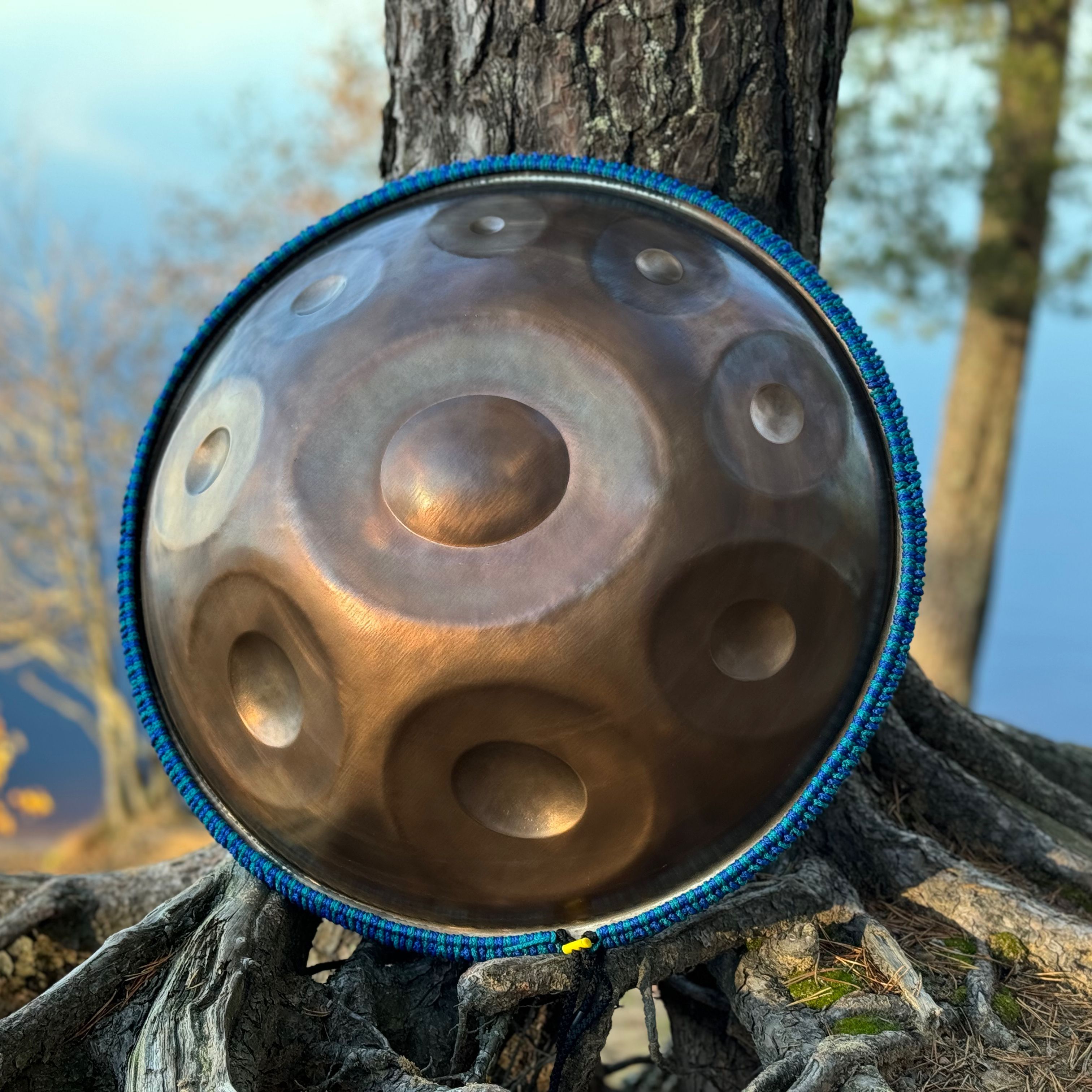 Ханг Handpan Хэндпан ДВУХСТОРОННИЙ Нержавеющая сталь низкий строй F2 Pygmy OrionPan 13 нот Перкуссия