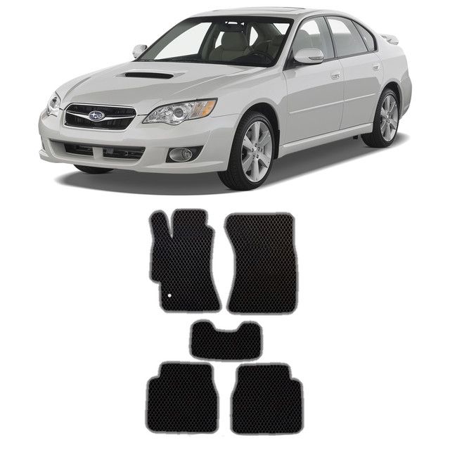 Коврики автомобильные из EVA в салон для Subaru Legacy 4 Субару Легаси ( 2003 2004 2005 2006 2007 2008 2009 г.в)