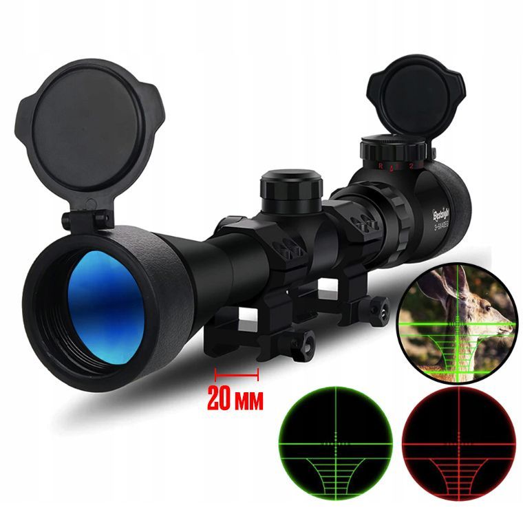 Оптический прицел для охоты OpticView Bestsight 3-9x40 EG 20mm