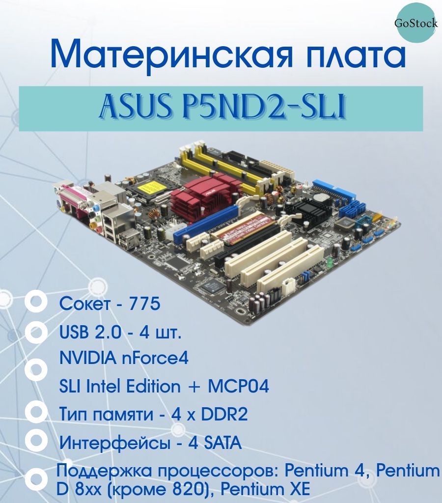 Материнская плата Asus P5ND2-SLI