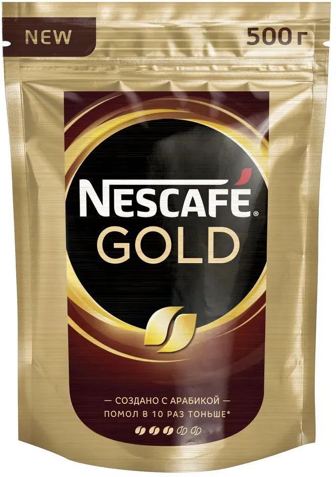 КоферастворимыйNESCAFEGoldСублимированный500г.1шт.