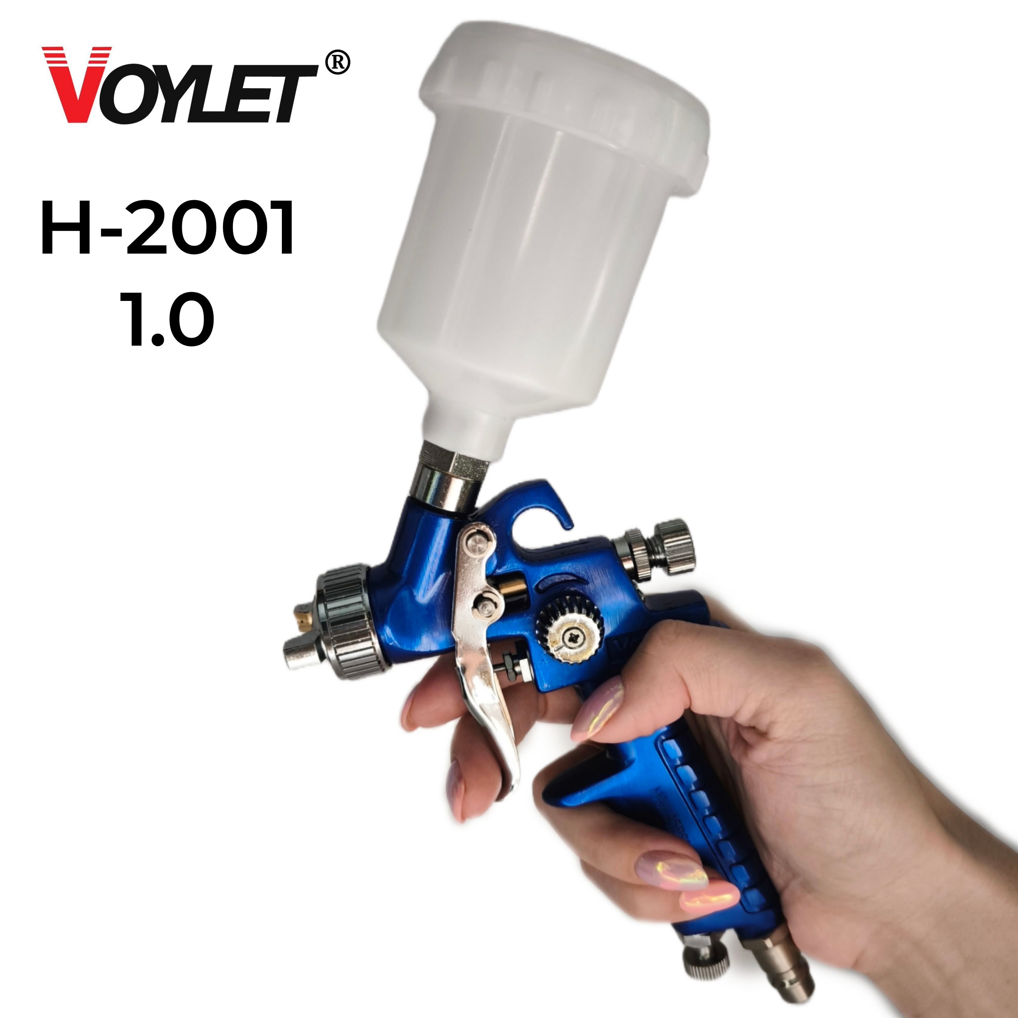 Краскопульт(мини)пневматическийVOYLETH-2001дюза1.0мм.верхнийбачок125мл