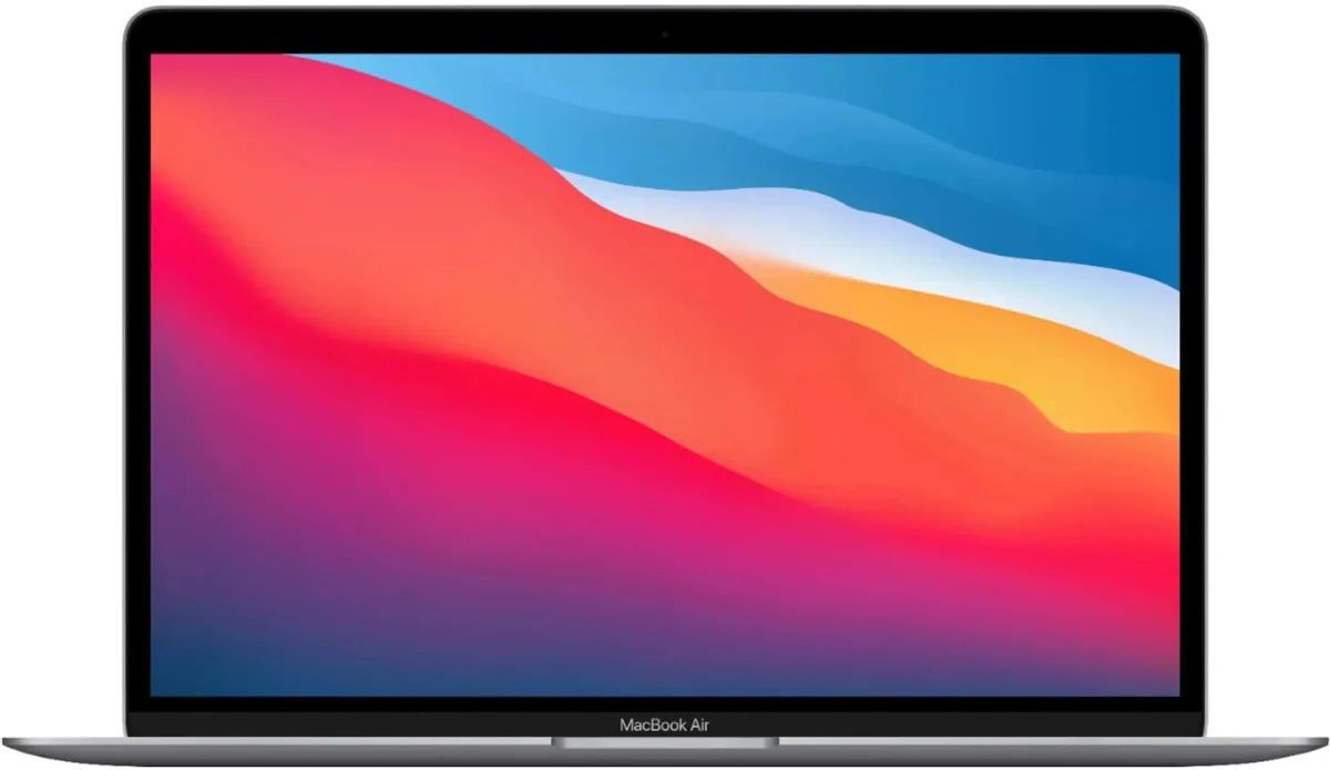 AppleMacBookAirA2337Ноутбук13.3",AppleM1(8CCPU,7CGPU),RAM8ГБ,MacOS,серый