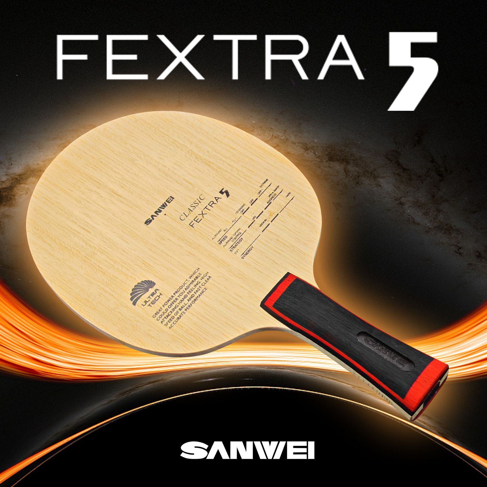 Основание ракетки Sanwei fextra 5 для настольного тенниса