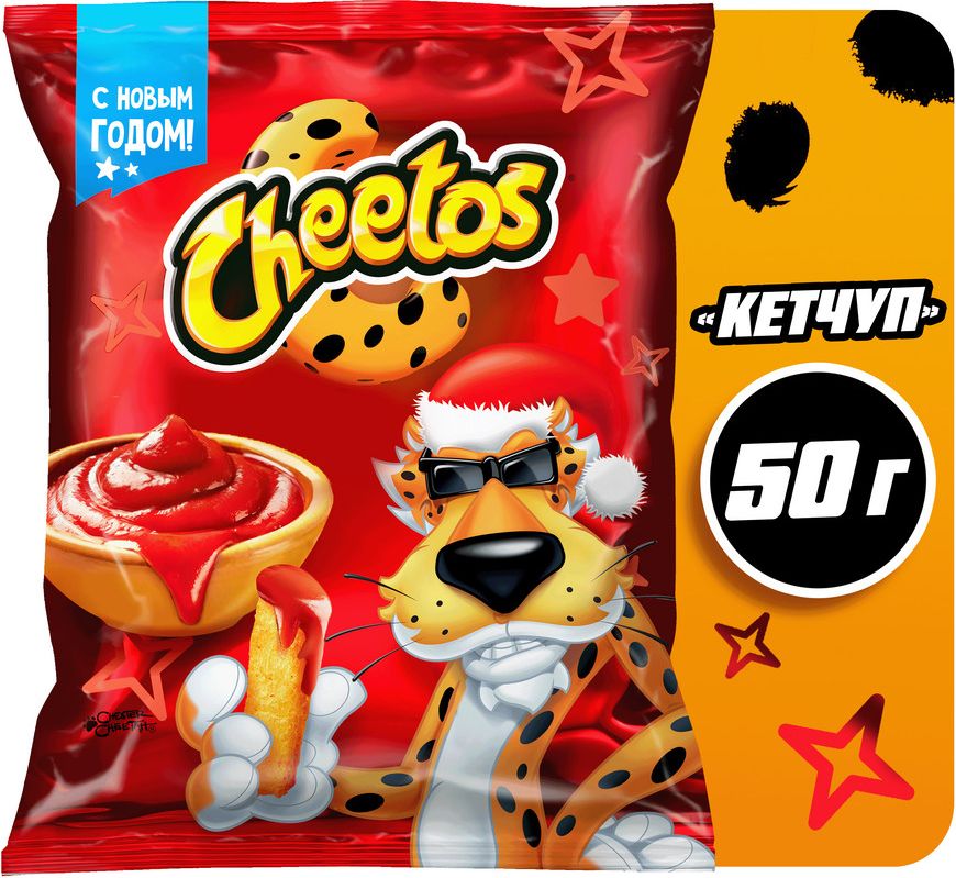 Кукурузные снеки Cheetos со вкусом кетчупа, 50 г