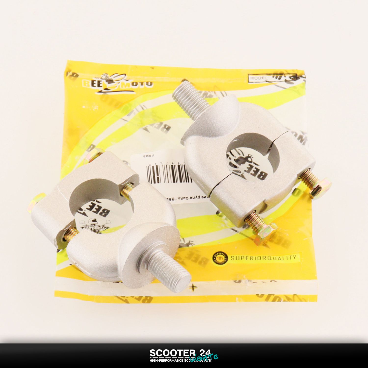 Кронштейн крепления руля для мопеда Alpha / Delta (Альфа / Дельта / Орион Омакс) 139FMB хомут пара комплект