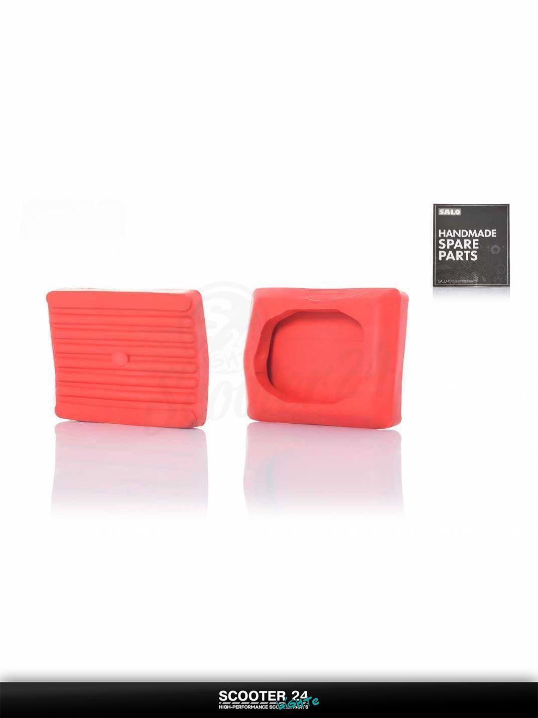 Накладка педали тормоза GEAR красная (полоска) "SALO"