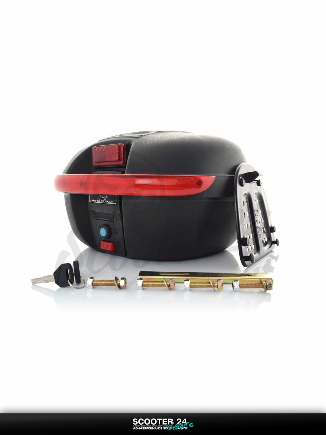 Кофр на мотоцикл и скутер универсальный 375*335*224, 16L полипропиленовый, переносной "LIPAI"