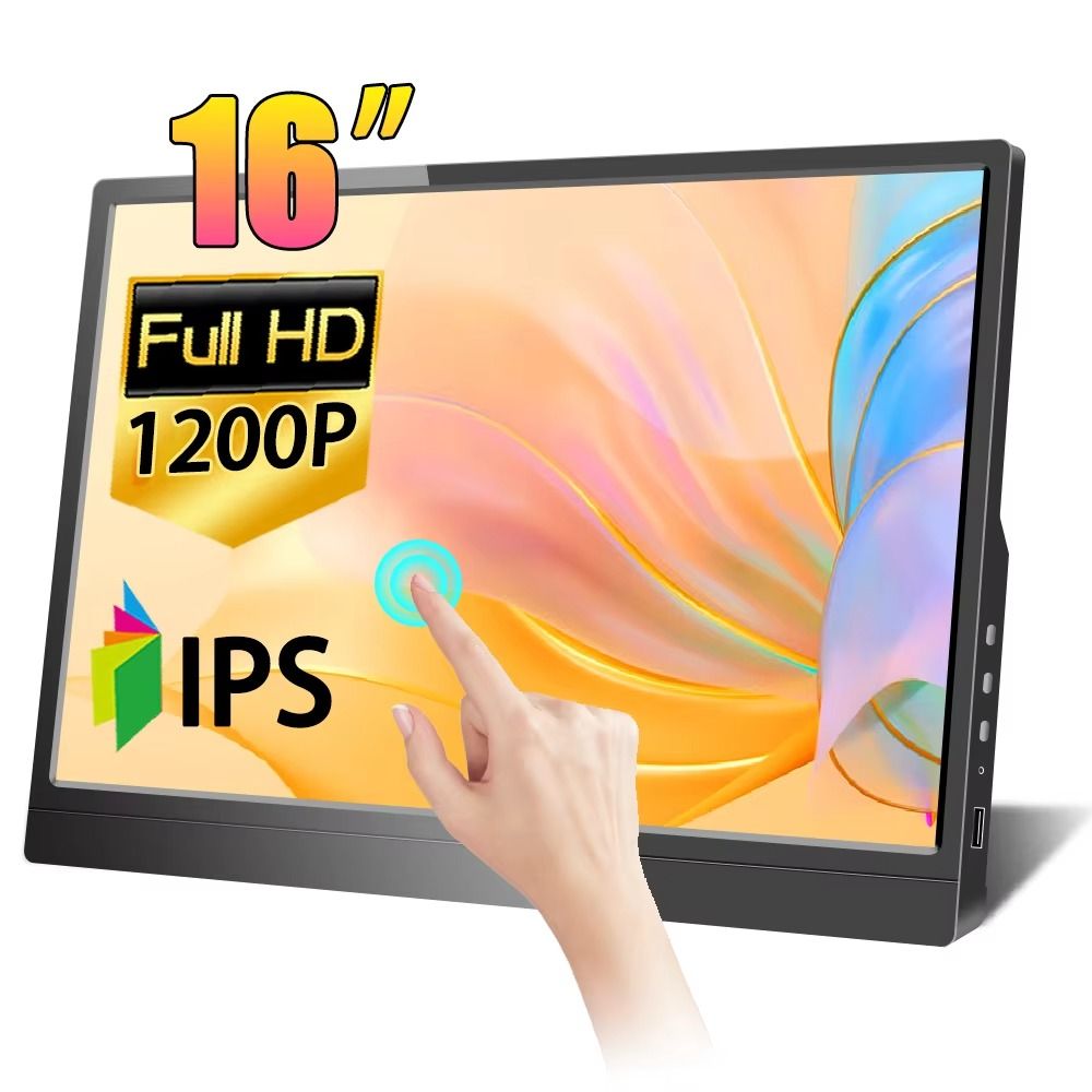 16"МониторHD-16-1920X1200,черный