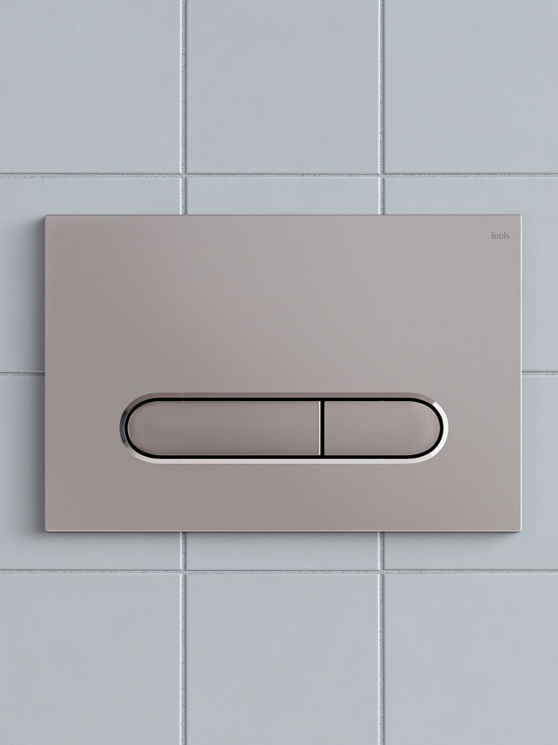 Фото товара на маркетплейсе ozon Кнопка смыва для инсталляции IDDIS, ABS-пластик, матовый хром, Unifix, UNI70M0i77