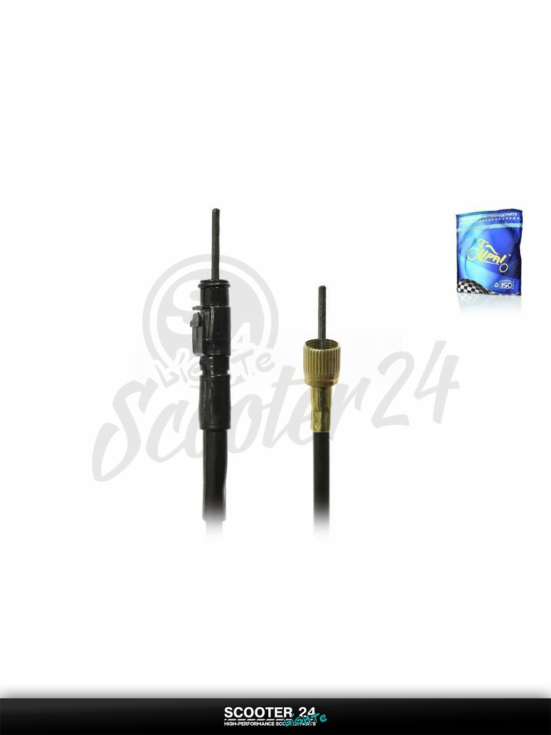 Трос спидометра Honda Dio ZX AF - 34 / 35 / горизонтальный / Хонда Дио АФ ЗХ диск L850 "LIPAI"