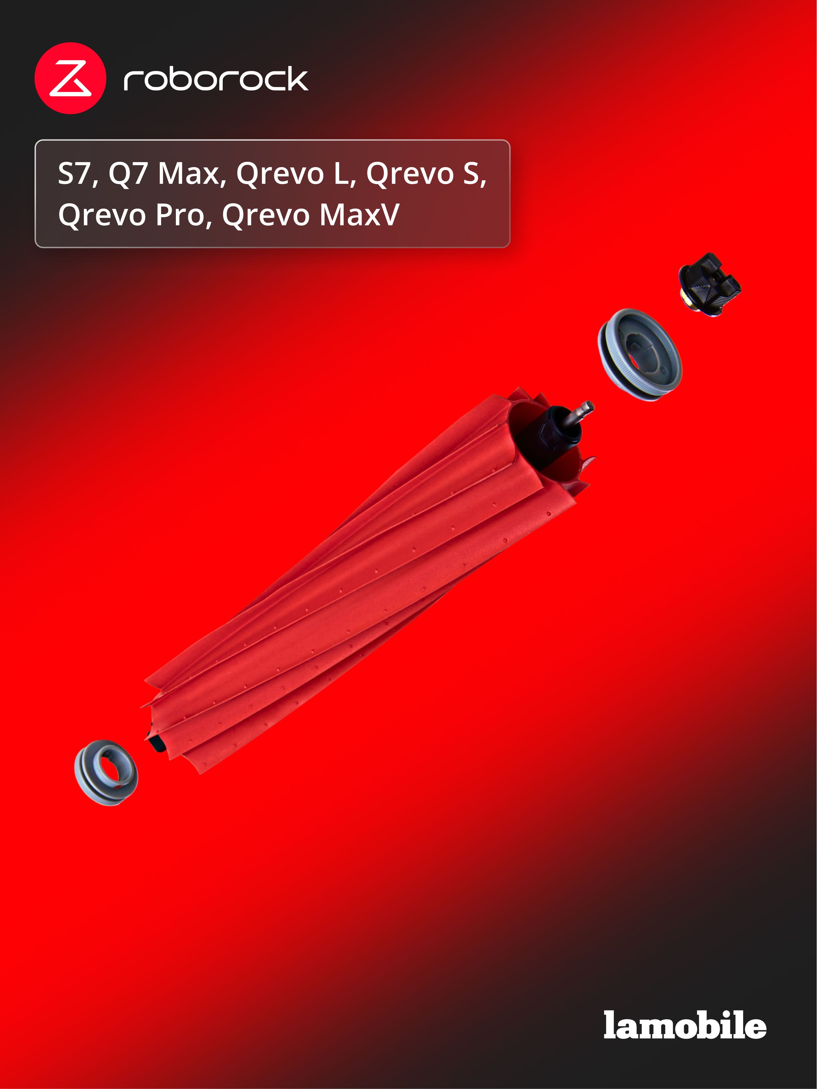 Основная щетка для робота-пылесоса Roborock Qrevo L, Qrevo MaxV (SDZS05RR)