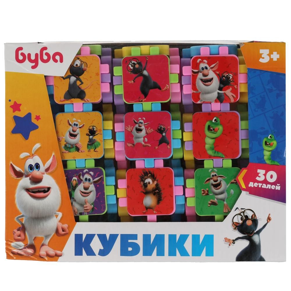 Игра БУБА. Кубики, 30 элементов, ИГРАЕМ ВМЕСТЕ #1