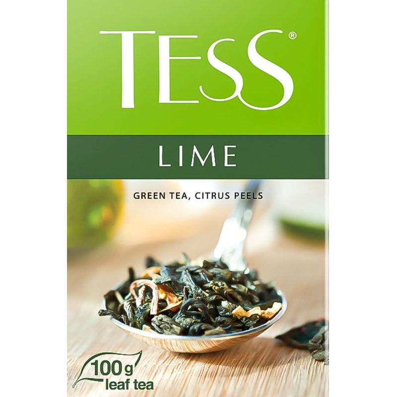 Чай Tess Lime листовой зеленый с добавками,100г 0590-15 - купить с ...