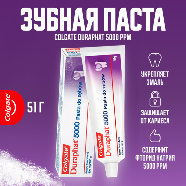 Зубная паста Colgate Duraphat 5000,с повышенным содержанием фторида ...