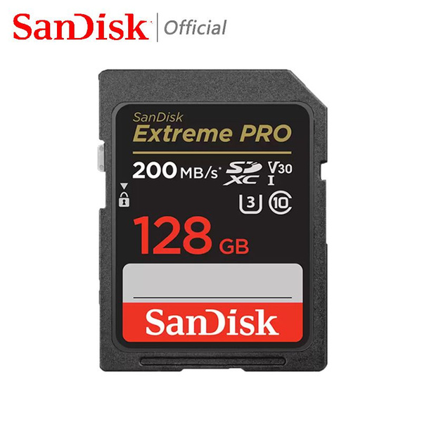 Карта памяти SanDisk Extreme Pro SD-карта 128ГБ U3 4K V30 (SDSDXXD-128G ...