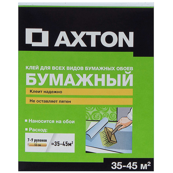 Клей для обоев Axton Клей для бумажных обоев Axton 35-45 м² - купить по ...