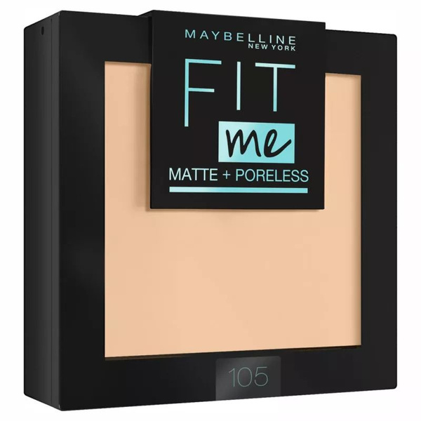MAYBELLINE NEW YORK fit me MATTE+PORELESS пудра для лица, оттенок 105 ...