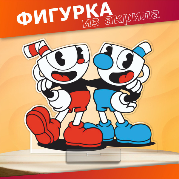 Акриловая фигурка Cuphead капхед статуэтка для интерьера - купить с ...
