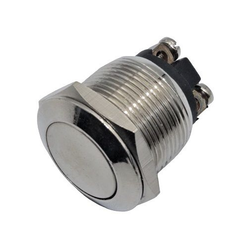 Кнопка круглая антивандальная PSW-65 тип 1 100 шт. металл OFF-(ON) без ...