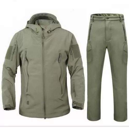 Костюм тактический Softshell, размер 46 (M), Зима, цвет оливково ...