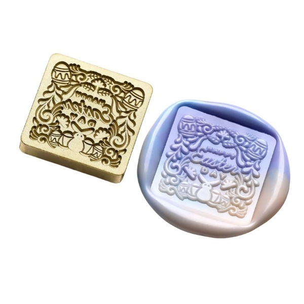 Характеристики Штамп для восковой печати с пасхальной тематикой ...