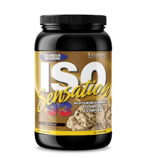Ultimate Nutrition ISO Sensation, Протеин сывороточный, порошок 910г со ...