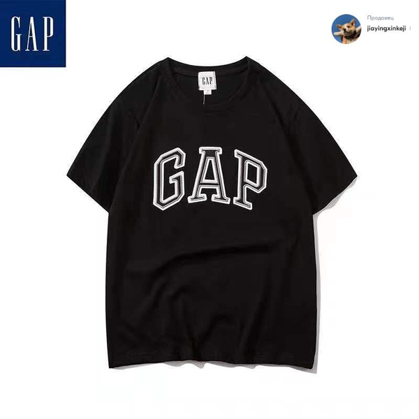 Футболка GAP, размер 44, цвет черный - купить по выгодной цене в ...